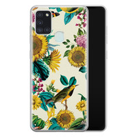 Casimoda Samsung Galaxy A21s siliconen hoesje - Sunflowers