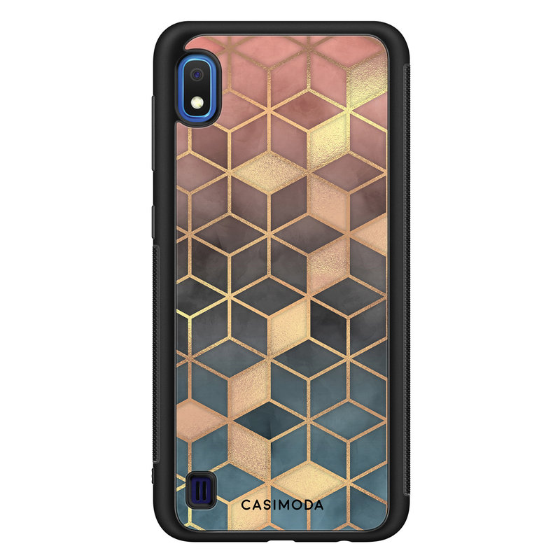 Casimoda Samsung Galaxy A10 hoesje - Cubes art