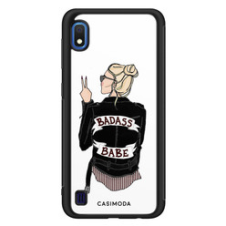 Casimoda Samsung Galaxy A10 hoesje - Badass babe blondine