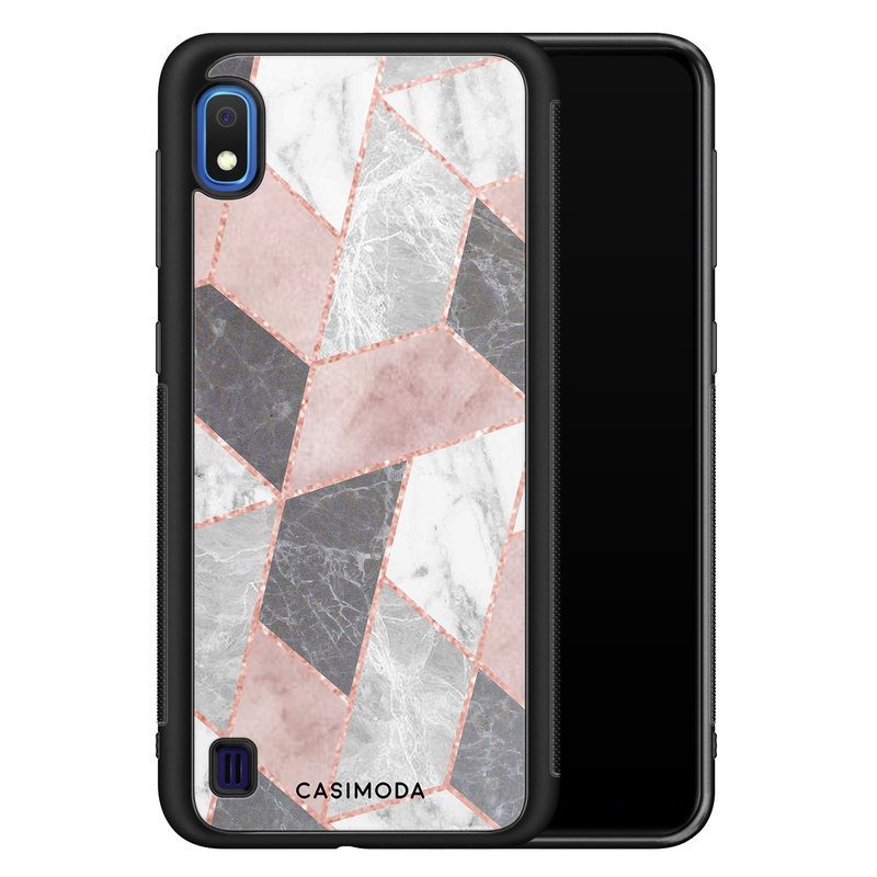 Casimoda Samsung Galaxy A10 hoesje - Stone grid