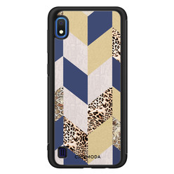 Casimoda Samsung Galaxy A10 hoesje - Blue leo wild