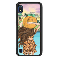 Casimoda Samsung Galaxy A10 hoesje - Sunset girl