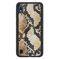 Casimoda Samsung Galaxy A10 hoesje - Golden snake