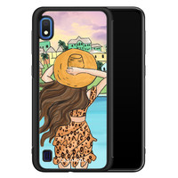 Casimoda Samsung Galaxy A10 hoesje - Sunset girl