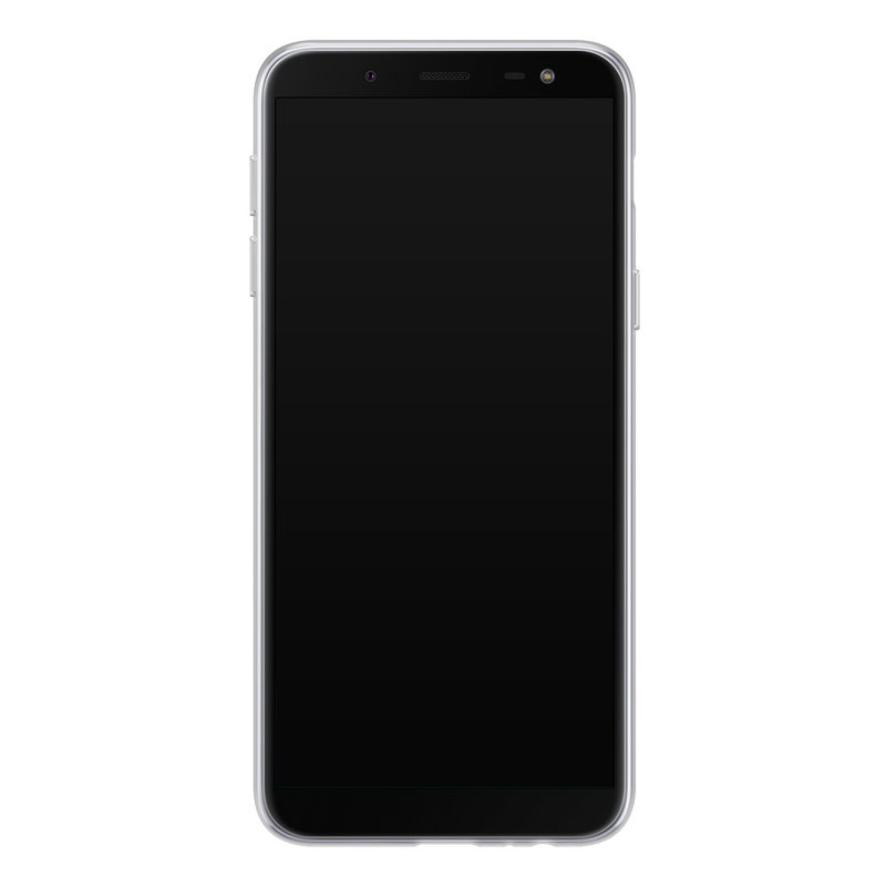 Casimoda Samsung Galaxy J6 (2018) siliconen hoesje - Hakuna matata