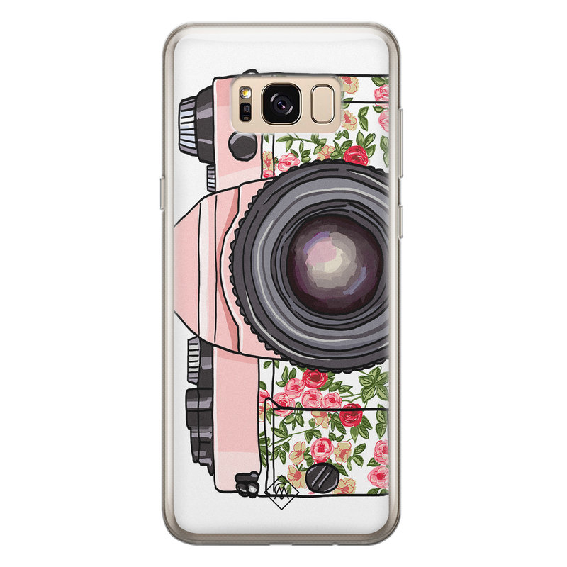 Casimoda Samsung Galaxy S8 siliconen telefoonhoesje - Hippie camera