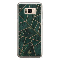 Casimoda Samsung Galaxy S8 siliconen hoesje - Abstract groen