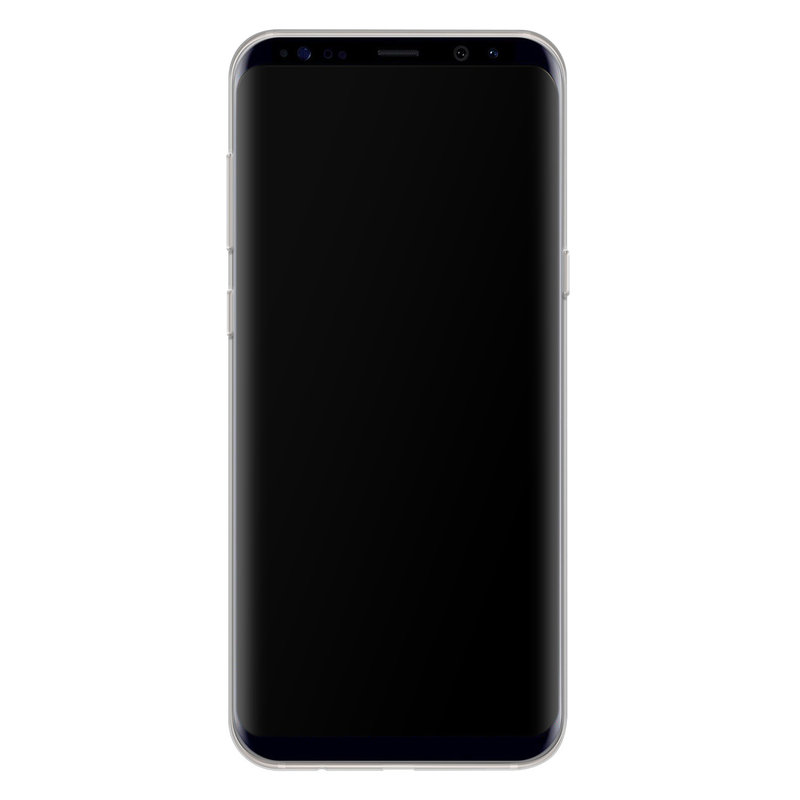 Casimoda Samsung Galaxy S8 siliconen hoesje - Marmer blauw goud