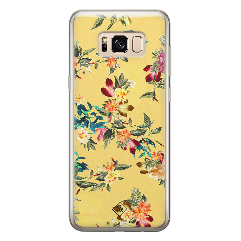 Casimoda Samsung Galaxy S8 siliconen hoesje - Floral days