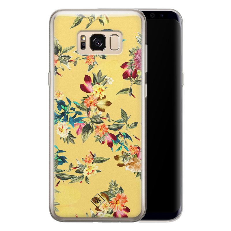 Casimoda Samsung Galaxy S8 siliconen hoesje - Floral days