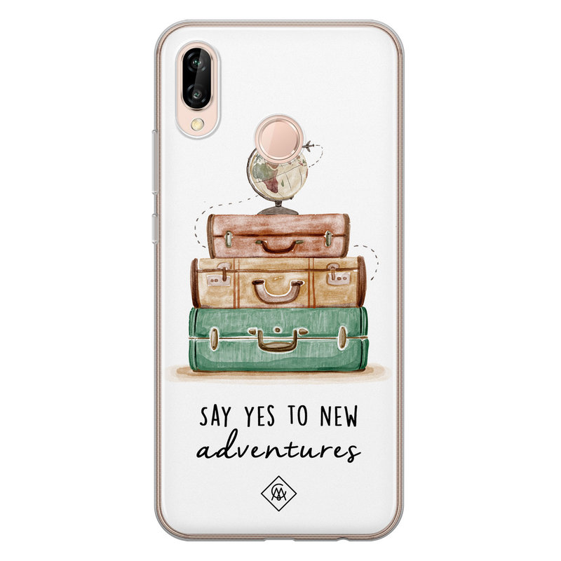 Casimoda Huawei P20 Lite siliconen hoesje - Wanderlust