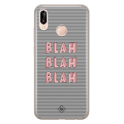 Casimoda Huawei P20 Lite siliconen hoesje - Blah blah blah