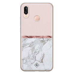 Casimoda Huawei P20 Lite siliconen hoesje - Rose all day