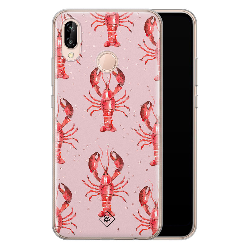 Casimoda Huawei P20 Lite siliconen telefoonhoesje - Lobster all the way