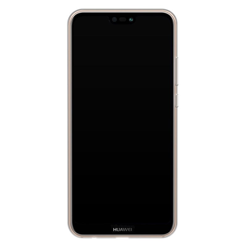 Casimoda Huawei P20 Lite siliconen telefoonhoesje - Leopard lines