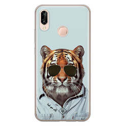 Casimoda Huawei P20 Lite siliconen hoesje - Tijger wild