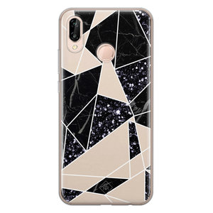 Casimoda Huawei P20 Lite siliconen telefoonhoesje - Abstract painted