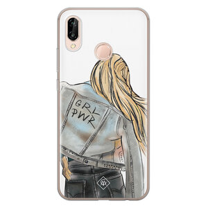 Casimoda Huawei P20 Lite siliconen hoesje - GRL PWR