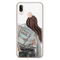 Casimoda Huawei P20 Lite siliconen hoesje - GRL PWR