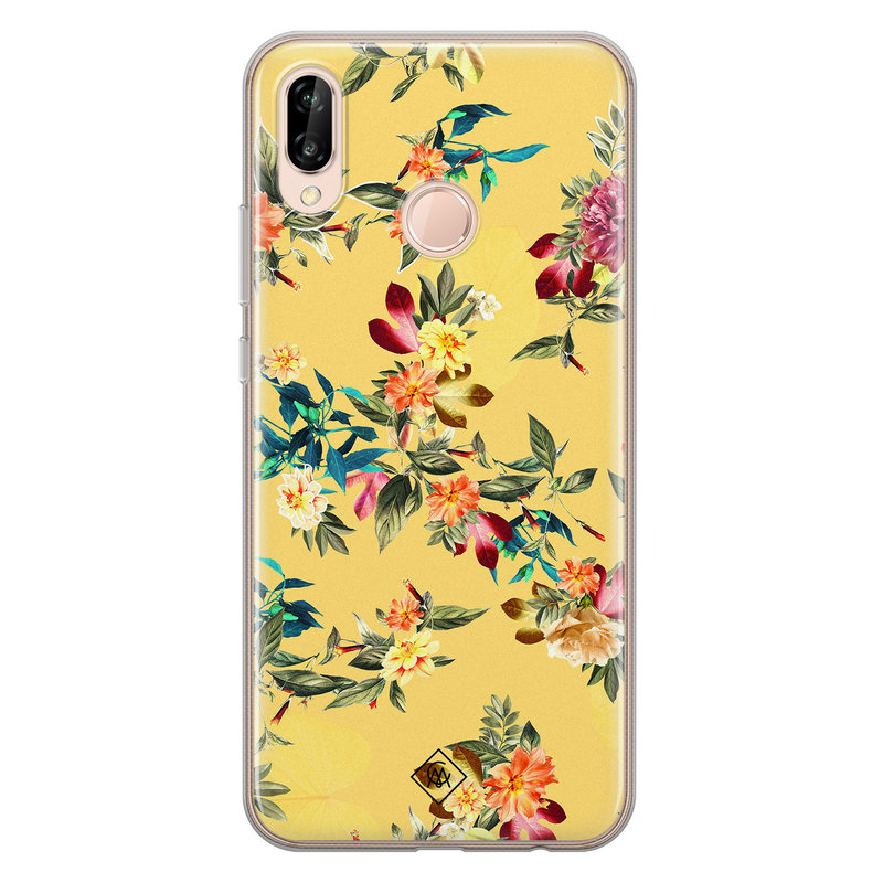 Casimoda Huawei P20 Lite siliconen hoesje - Floral days