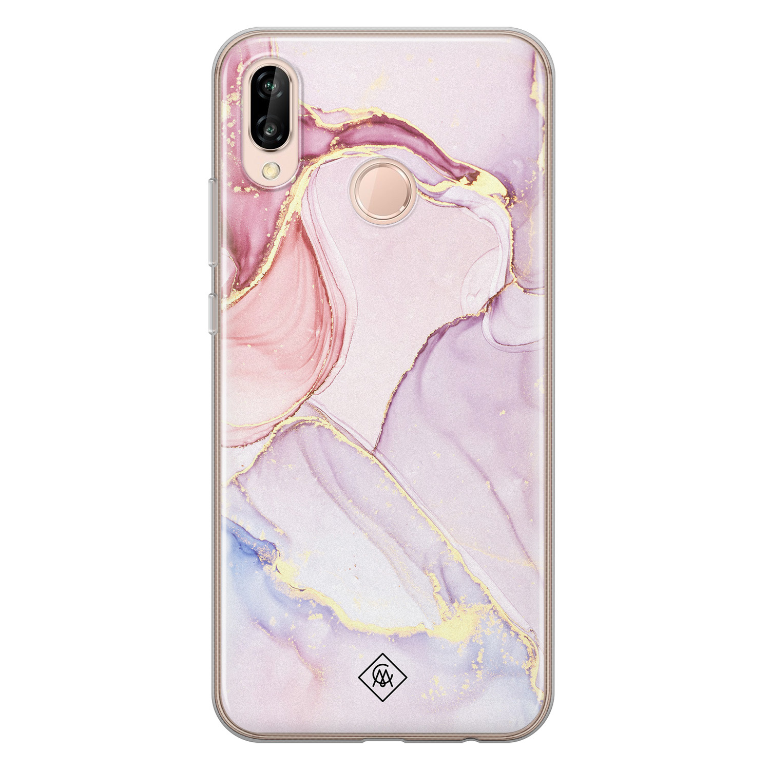 Huawei P20 Lite siliconen hoesje Purple sky