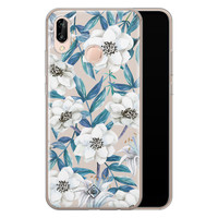 Casimoda Huawei P20 Lite siliconen telefoonhoesje - Touch of flowers