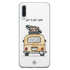 Casimoda Samsung Galaxy A70 siliconen hoesje - Let's get lost