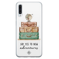 Casimoda Samsung Galaxy A70 siliconen hoesje - Wanderlust