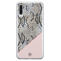 Casimoda Samsung Galaxy A70 siliconen hoesje - Snake print