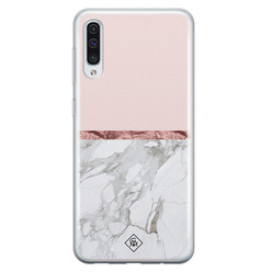 Casimoda Samsung Galaxy A70 siliconen hoesje - Rose all day