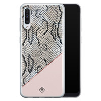 Casimoda Samsung Galaxy A70 siliconen hoesje - Snake print