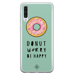 Casimoda Samsung Galaxy A70 siliconen hoesje - Donut worry