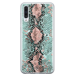 Casimoda Samsung Galaxy A70 siliconen hoesje - Snake pastel