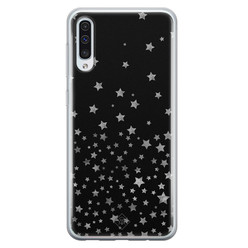 Casimoda Samsung Galaxy A70 siliconen hoesje - Falling stars