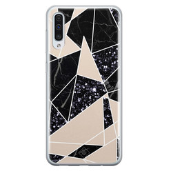 Casimoda Samsung Galaxy A70 siliconen hoesje - Abstract painted