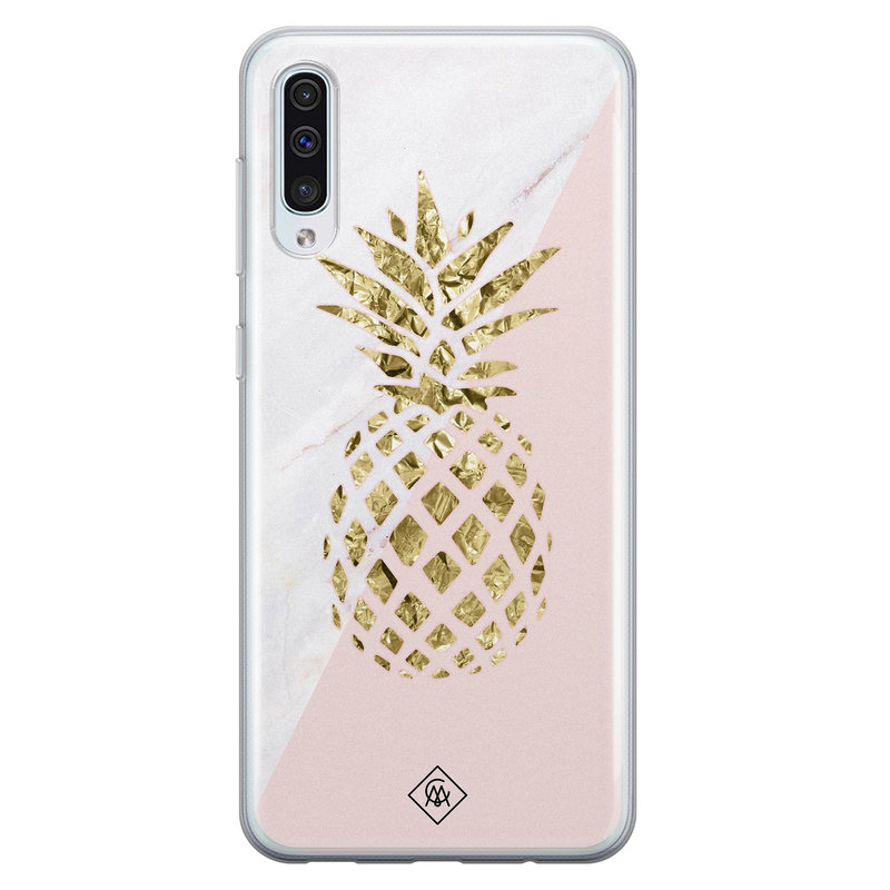 Casimoda Samsung Galaxy A70 siliconen hoesje - Ananas