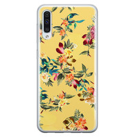 Casimoda Samsung Galaxy A70 siliconen hoesje - Floral days