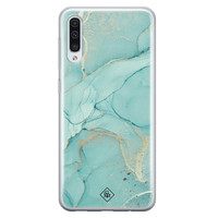 Casimoda Samsung Galaxy A70 siliconen hoesje - Touch of mint