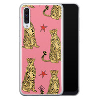 Casimoda Samsung Galaxy A70 siliconen hoesje - The pink leopard