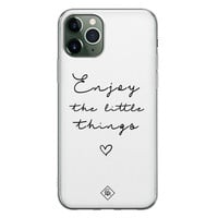 Casimoda iPhone 11 Pro siliconen hoesje - Enjoy life