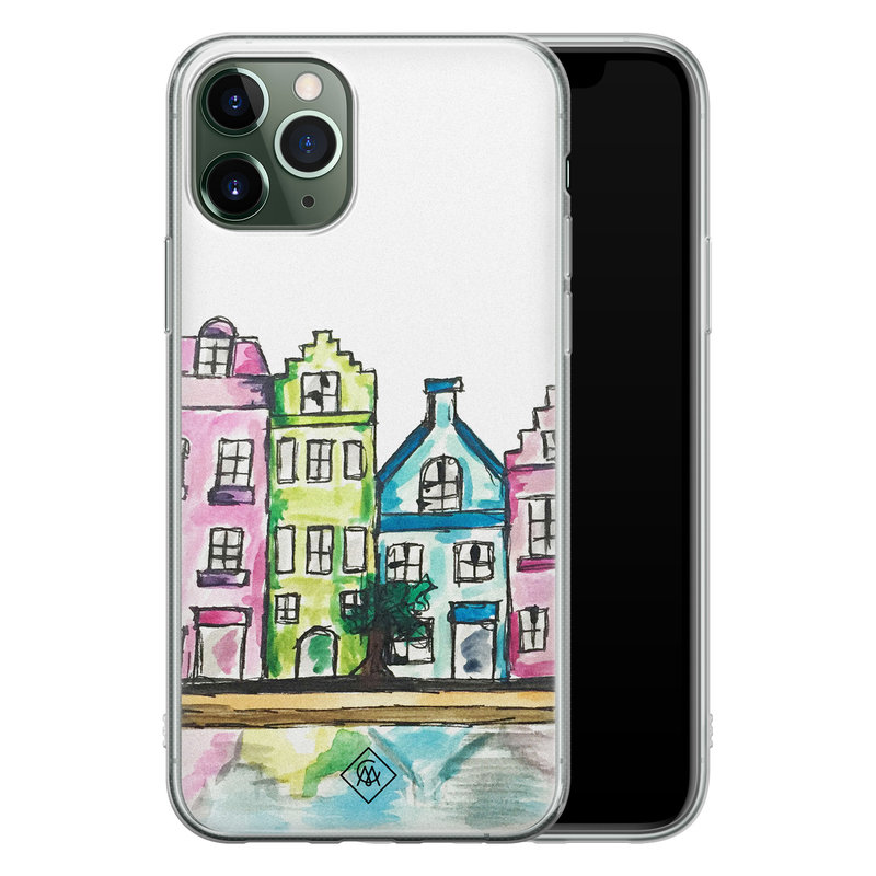 Casimoda iPhone 11 Pro siliconen telefoonhoesje - Amsterdam