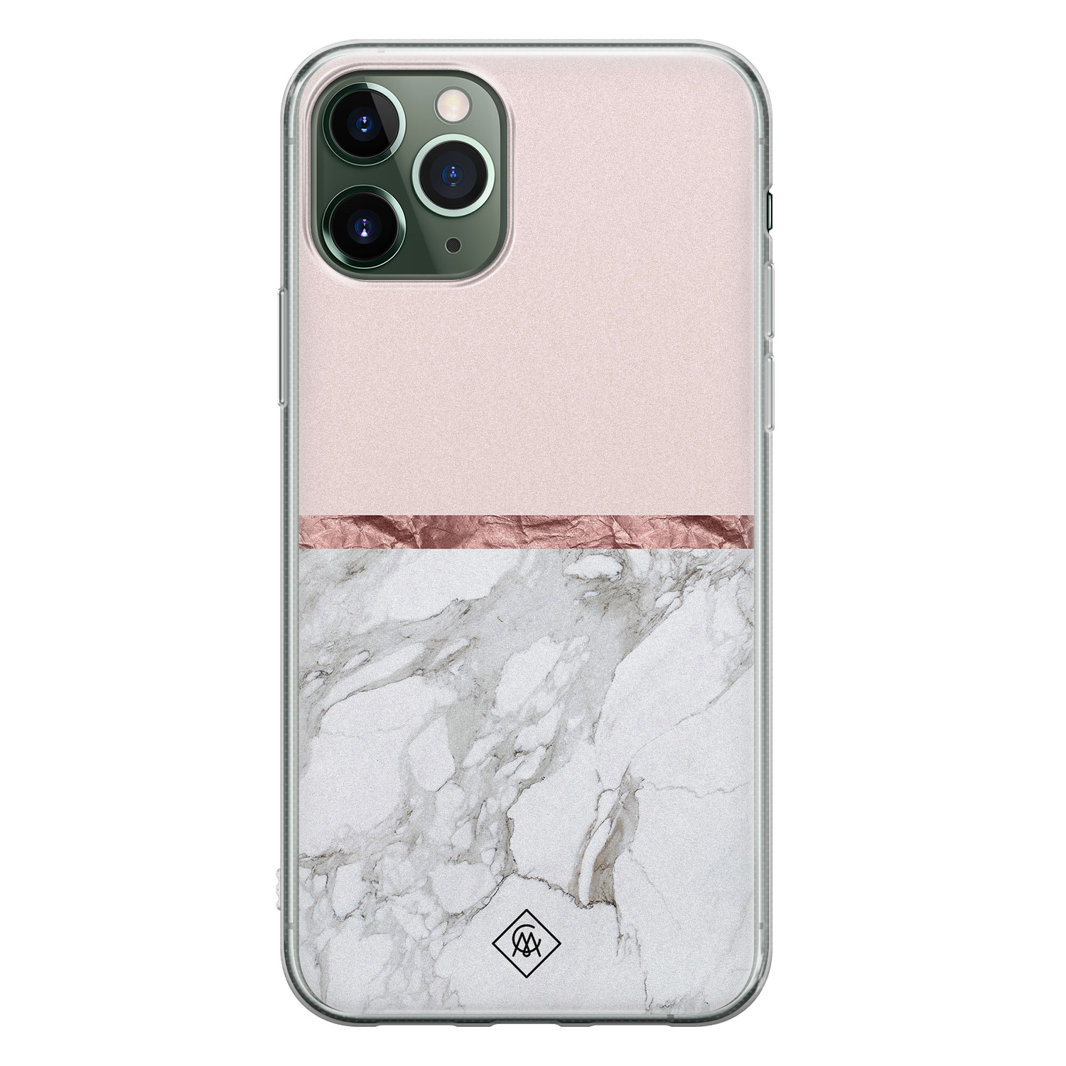 iPhone 11 Pro siliconen telefoonhoesje - Rose all day