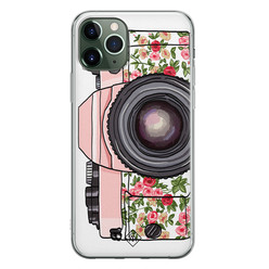 Casimoda iPhone 11 Pro siliconen hoesje - Hippie camera