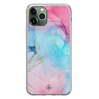 Casimoda iPhone 11 Pro siliconen hoesje - Marble colorbomb