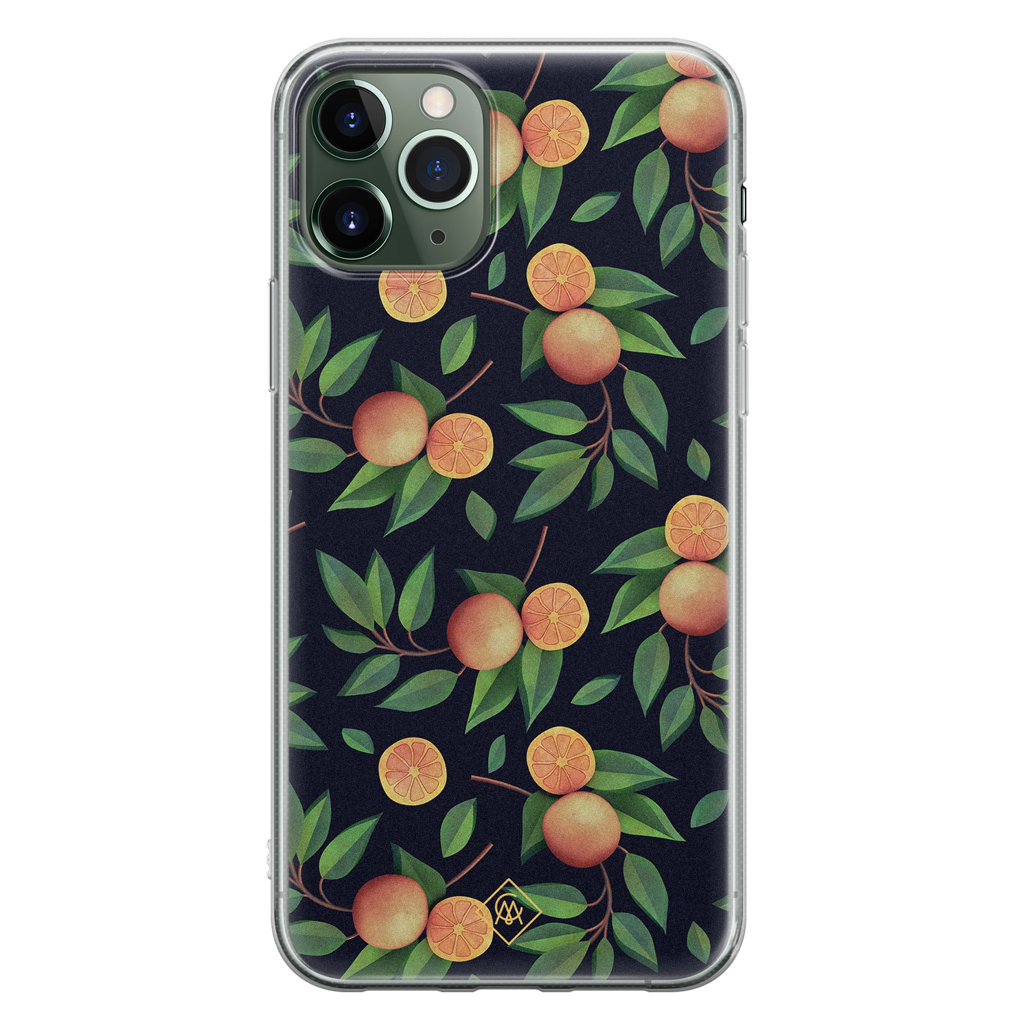 iPhone 11 Pro siliconen hoesje Orange lemonade