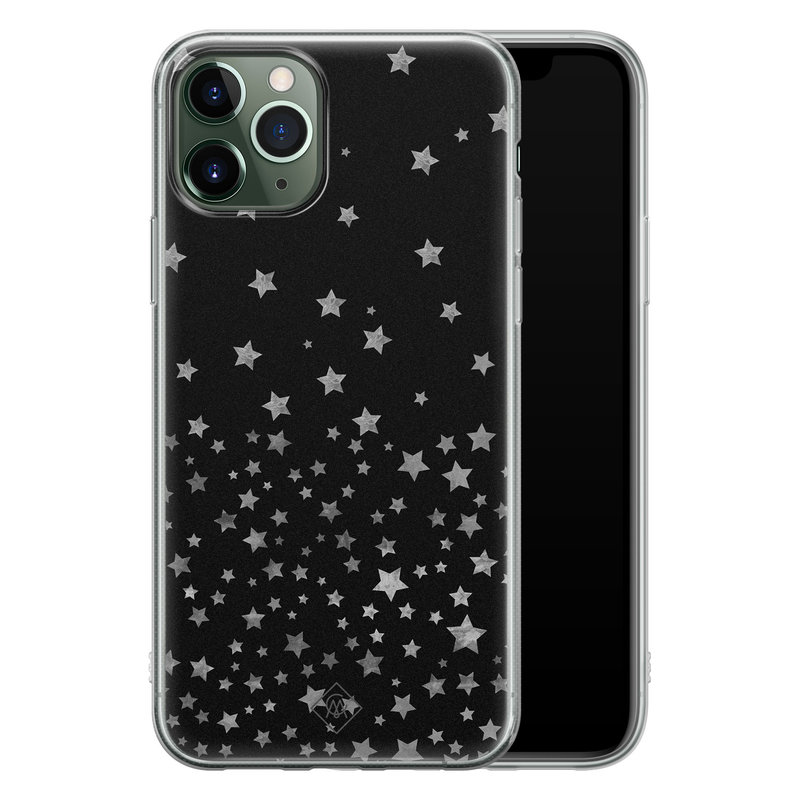 Casimoda iPhone 11 Pro siliconen hoesje - Falling stars