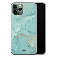 Casimoda iPhone 11 Pro siliconen hoesje - Touch of mint