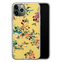 Casimoda iPhone 11 Pro Max siliconen hoesje - Floral days