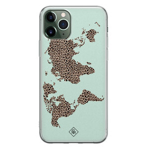 Casimoda iPhone 11 Pro Max siliconen hoesje - Wild world