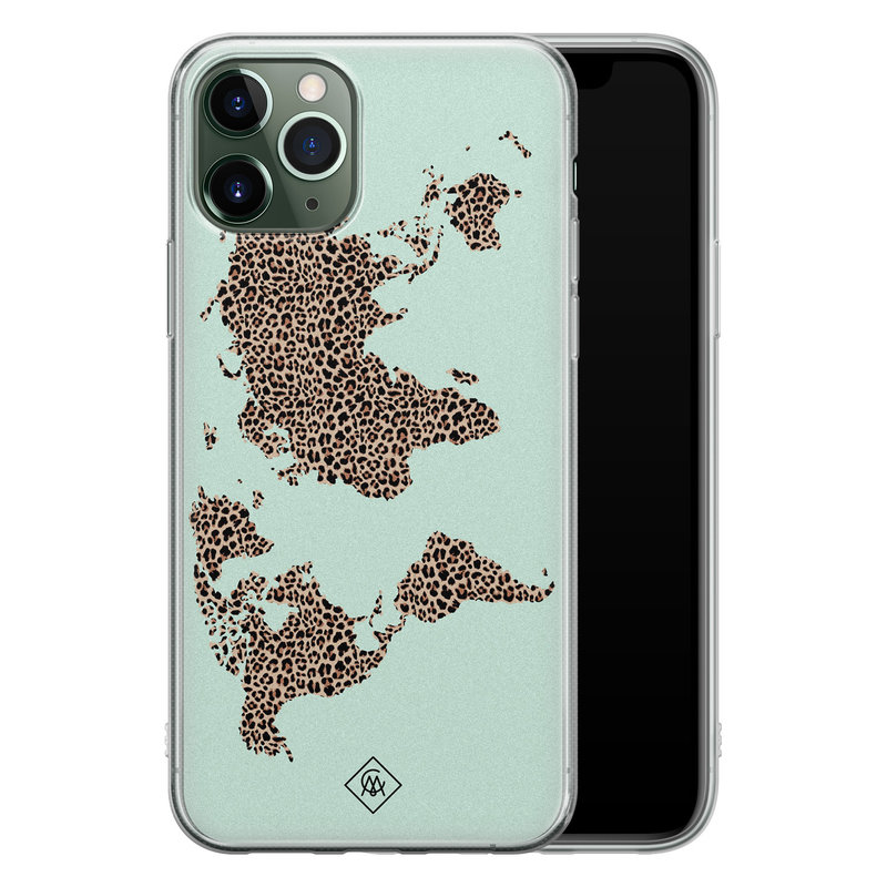 Casimoda iPhone 11 Pro Max siliconen hoesje - Wild world